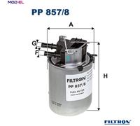 FILTRON PP 857/8 Fuel filter