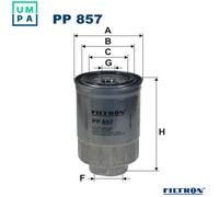 FILTRON PP 857 Fuel filter