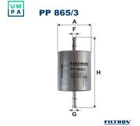 FILTRON PP 865/3 Fuel filter for FORD