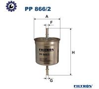 FUEL FILTER PP 866/2 FOR VOLVO B4204T2/4204T3 1.9L 4cyl S40 I