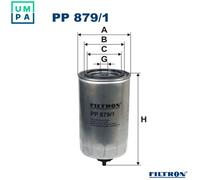 FILTRON PP 879/1 Fuel filter