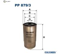 FUEL FILTER PP 879/3 FOR JEEP CHEROKEE/LIBERTY IVECO MASSIF/Pickup/Single/Cab