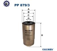 FUEL FILTER PP 879/3 FOR JEEP CHEROKEE/LIBERTY IVECO MASSIF/Pickup/Single/Cab