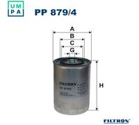 FUEL FILTER PP 879/4 FOR IVECO ASTRA F3BE0681C 12.9L F3BE0681E/F3BE0681A 12.9L