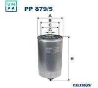 FUEL FILTER PP 879/5 FOR IRISBUS IVECO ASTRA HD/7-C F2BE3681B/F2BE3682D 7.8L