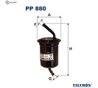FUEL FILTER PP 880 FOR KIA MAZDA TELSTAR/III/Hatchback FAMILIA/IV/ASTINA 323/C