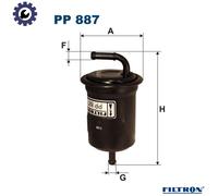 FUEL FILTER PP 887 FOR FORD ASIA & OCEANIA EUNOS MAZDA MX-6 TELSTAR/IV XEDOS 500