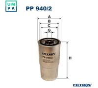 FUEL FILTER PP 940/2 FOR LAND ROVER MG BMW 3/7/E8/5/E9/E4/E6/Compact 2.0L 4cyl