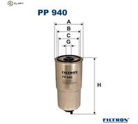 Fuel filter Spin-on Filter PP 940 FILTRON for BMW 3 5 5 Touring