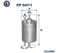 FUEL FILTER PP 947/1 FOR MERCEDES-BENZ C-CLASS/T-Model/Break/Sportcoupe CLK 1.8L