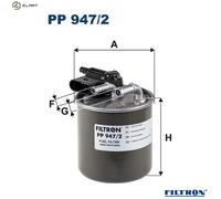 Filtron Fuel Filter PP 947/2 - Fits Mercedes-Benz & Infiniti - 2x