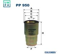 FILTRON PP 950 Fuel filter