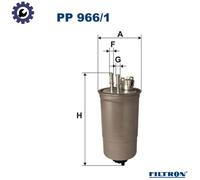 FUEL FILTER PP 966/1 FOR FIAT 182 A8.000 1.9L 4cyl BRAVA