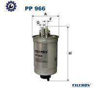 FUEL FILTER PP 966 FOR FIAT STRADA/Pickup PALIO/WEEKEND/Weekend DOBLO/MONOCAB