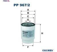 FUEL FILTER PP 967/2 FORFUEL FILTER PP 967/2 FOR KAMAZ DOOSAN ROSTSELMASH 666