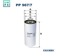 FILTRON PP 967/7 Fuel filter