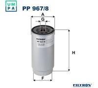 FILTRON PP 967/8 Fuel filter