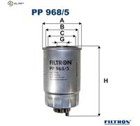 FILTRON PP 968/5 Fuel filter for CHRYSLER,DODGE,FIAT,JEEP,LANCIA