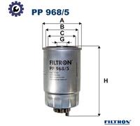 FILTRON PP 968/5 Fuel filter for CHRYSLER,DODGE,FIAT,JEEP,LANCIA