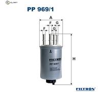 FUEL FILTER PP 969/1 FOR LAND ROVER LR3/III/SUV DISCOVERY/VAN RANGE/SPORT 2.7L