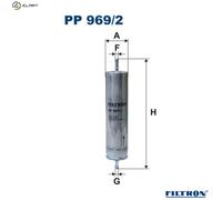 Fuel filter In-Line Filter PP 969/2 FILTRON for LAND ROVER FREELANDER I