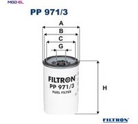 Filtron Fuel Filter PP9713 - Fits Volvo FH12/D12 12.1L - New (20386080,20998346)