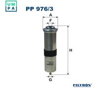 FUEL FILTER PP 976/3 FOR ALPINA BMW X1/SUV/E84/SAV X3/F25 X4/F26 3.0L 6cyl XD3