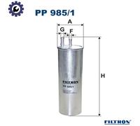 FUEL FILTER PP 985/1 FOR VW CARAVELLE/KOMBI/Bus/TRANSPORTER/Mk EUROVAN/Van 2.5L