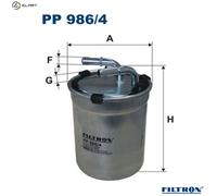 FUEL FILTER FITS: SEAT IBIZA MK IV SC 1.2 TDI/2.0 TDI/1.4 TDI.SEAT IBIZA MK I