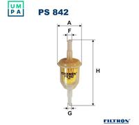 Filtron Crankcase Breather Filter PS 842 for Alfa Romeo, BMW, Citroën, Dacia, Fiat, Ford, FSO, GAZ