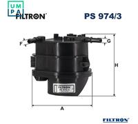 Filtron Fuel Filter PS 974/3 – 4x – UK Seller