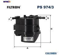 Filtron Fuel Filter PS 974/3 – 4x – UK Seller
