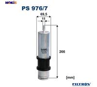Fuel filter In-Line Filter PS 976/7 FILTRON for BMW ALPINA