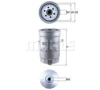 Fuel filter Spin-on Filter KC 101/1 KNECHT for HYUNDAI KIA