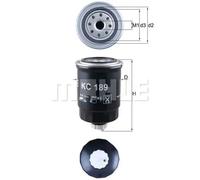 Mahle Original Fuel Filter - fits NISSAN CABSTAR TL0 2.7D (01-06) 16400BN303 / 16400EB300