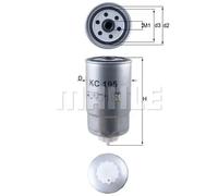 Mahle Original Fuel Filter KC195 Spin-on for Alfa Romeo GT 937 1.9D 03-10 0060673146 0077362339