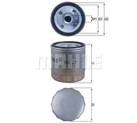 Fuel filter Spin-on Filter KC 20 MAHLE for FORD PIAGGIO FENDT DEUTZ-FAHR AEBI