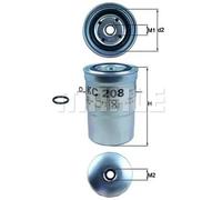 Mahle Original Fuel Filter KC 208 Spin-on for Mitsubishi Pajero/Shogun IV Van