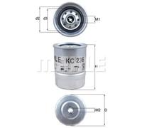 Mahle Fuel Filter KC236 Fits Nissan Patrol Pick Up Sunny Urvan OEM Quality