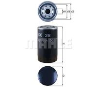 Fuel filter Spin-on Filter KC 28 KNECHT for ERF B-Serie C-Serie