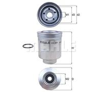 Fuel Filter fits TOYOTA VERSO AUR20 2.0D 10 to 18 1AD-FTV Mahle 2339026140 New