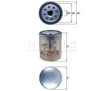 KNECHT KC 5 Fuel filter for DAIHATSU,ISUZU,JEEP,NISSAN,TOYOTA