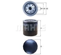 Fuel Filter fits FORD ECONOVAN 2.0D 86 to 92 RF Mahle Genuine Quality Guaranteed