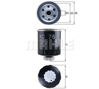 Fuel filter Spin-on Filter KC 76 KNECHT for RENAULT VOLVO MITSUBISHI