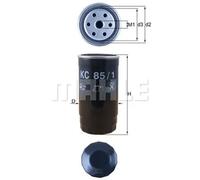 Fuel Filter fits ROVER 75 RJ 2.0D 99 to 05 Mahle MUN000010 WJI100000 WJN101762
