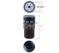 MAHLE ORIGINAL KC 98 Fuel filter