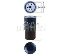 Fuel filter Spin-on Filter KC 98 KNECHT for BMW 3 5 5 Touring 3 Compact 7