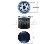 Fuel filter Spin-on Filter KC 99 KNECHT for DAIHATSU TAFT