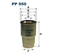 FILTRON PP 950 Fuel filter
