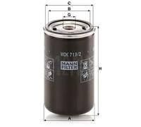 MANN-FILTER WDK 719/2 Fuel filter